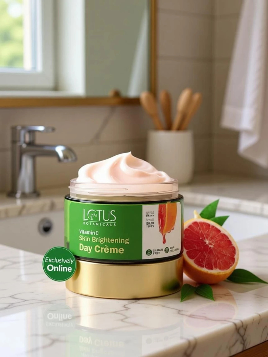 Image of Lotus Botanicals Vitamin C Skin Brightening Day Cream SPF