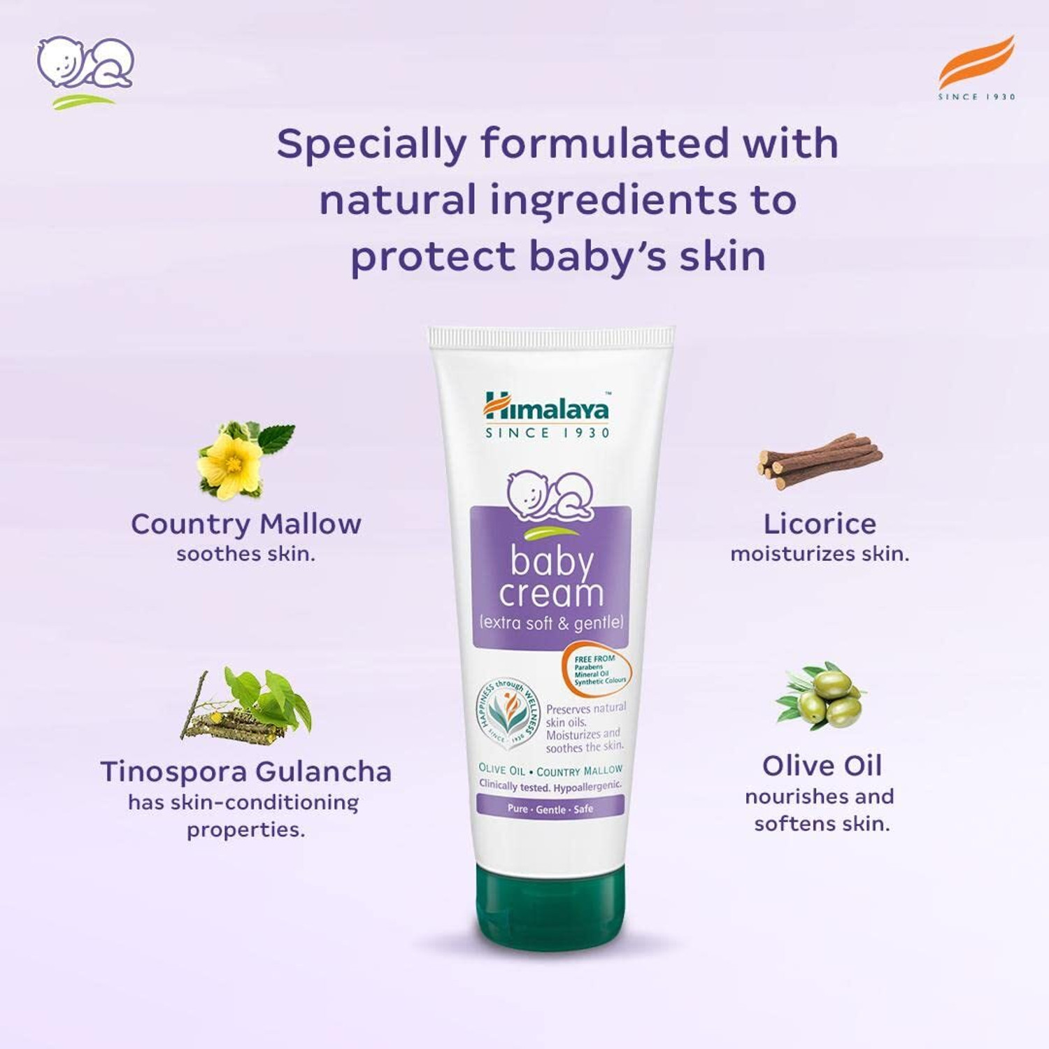 Image of HIMALAYA Baby Gentle Sofy Baby Cream 100 ml Pack of 1
