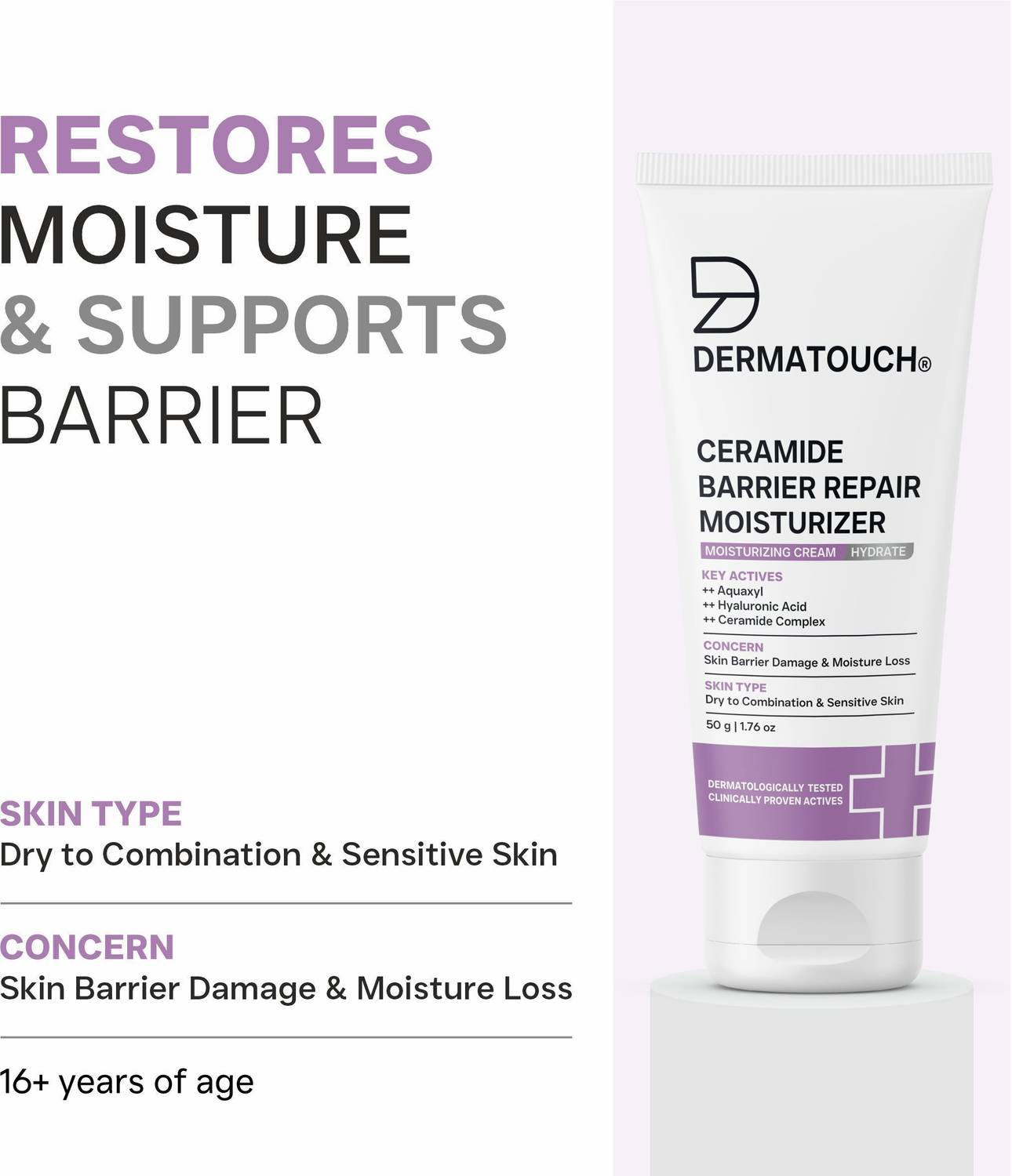 Dermatouch Ceramide Barrier Repair Moisturizer 30g - Image 3