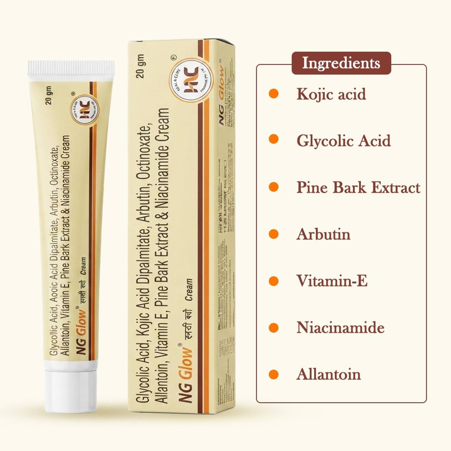 Heal N Cure NG Glow Cream - Anti-melasma - Image 4