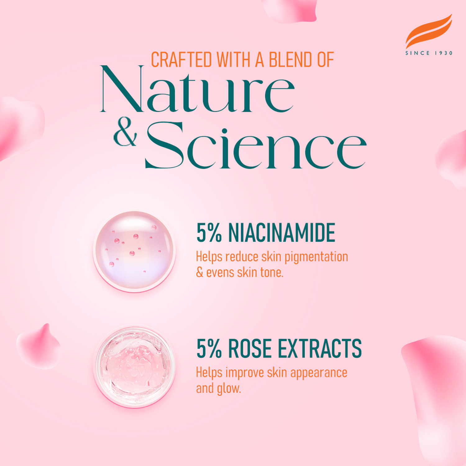Image of HIMALAYA Natural Glow Rose Face Serum with 5% Niacinamide and 5% Rose Extracts