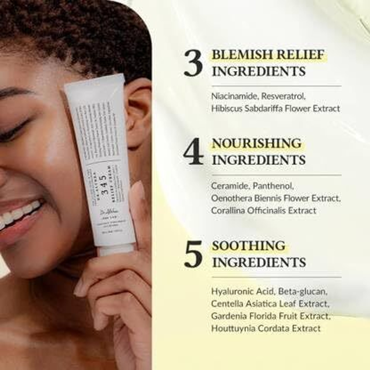 Image of CEMISOLE 345 Relief Cream Daily Moisturizer with Niacinamide Panthenol