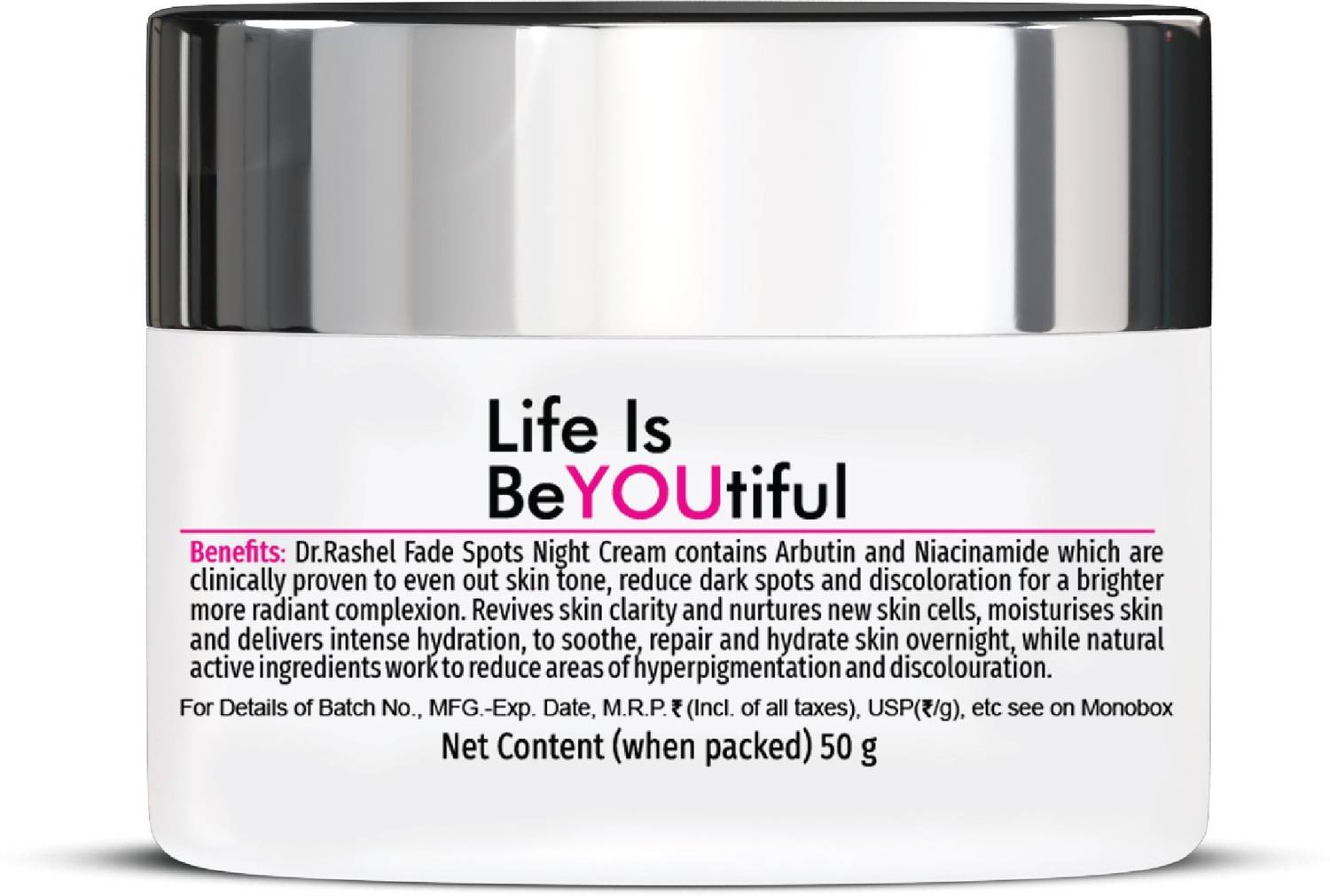 Dr. Rashel White Skin Fade Spots Night Cream - Image 2