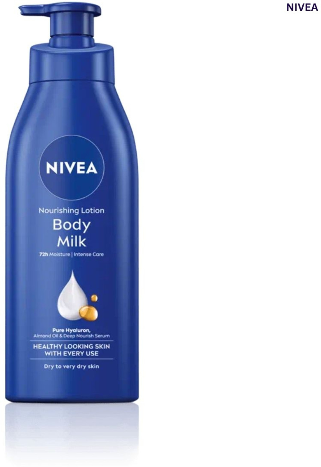 Image of NIVEA Body Milk Deep Moisture Lotion - Dermatologist Tested for Daily Moisturizing