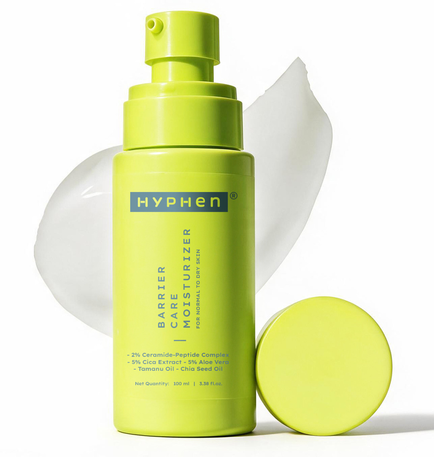 Image of HYPHEN 2% Ceramide-Peptide Complex Barrier Repair Face Moisturizer for Dry Skin