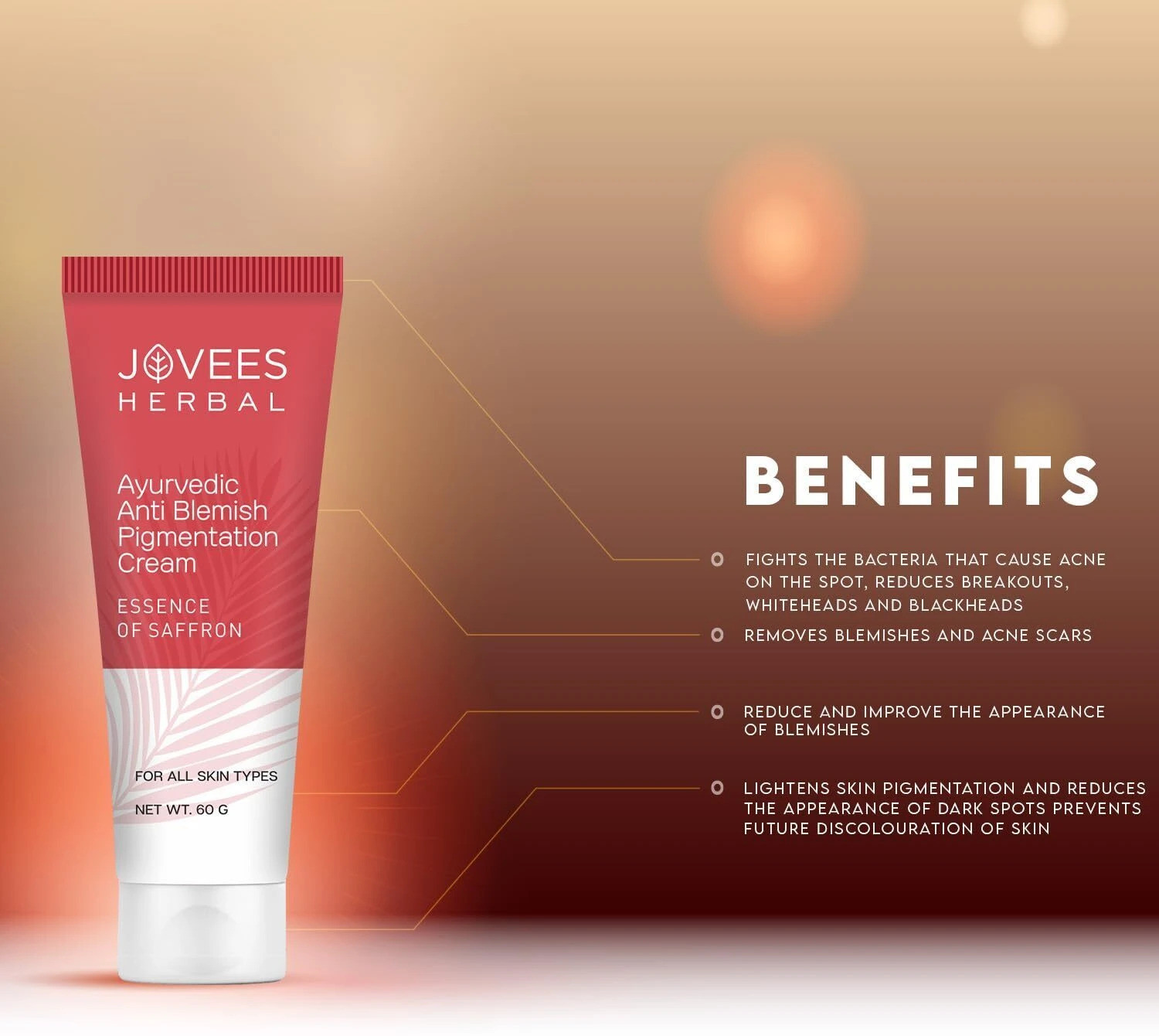 Image of JOVEES anti blemish pigmentation cream 60gm (60 g)