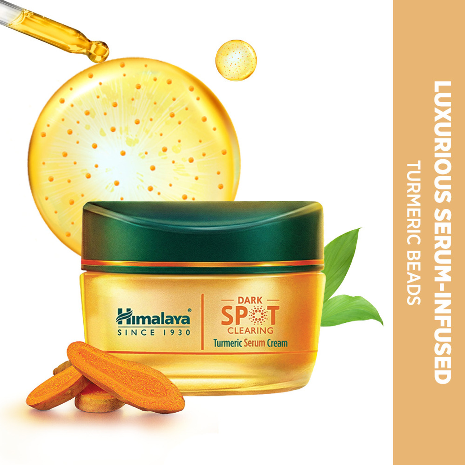 Image of HIMALAYA Turmeric Serum Cream | Niacinamide + Glycolic Acid + Vitamin E |