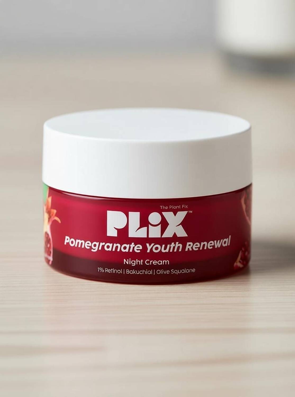 The Plant Fix Plix Pomegranate Retinol Night Cream - Image 5