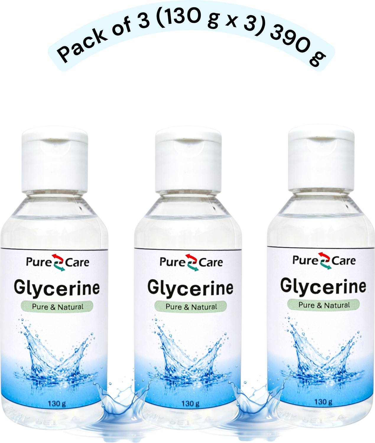 Image of Global G.M.B.G Pure Care Organic Glycerine for Hair & Skin Glowing | Brightening | Anti-Aging