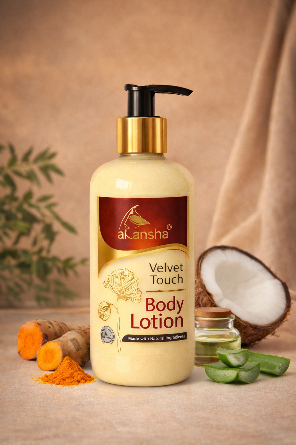 Image of AKANSHA Velvet Touch Natural Deep Nourishing Body Lotion