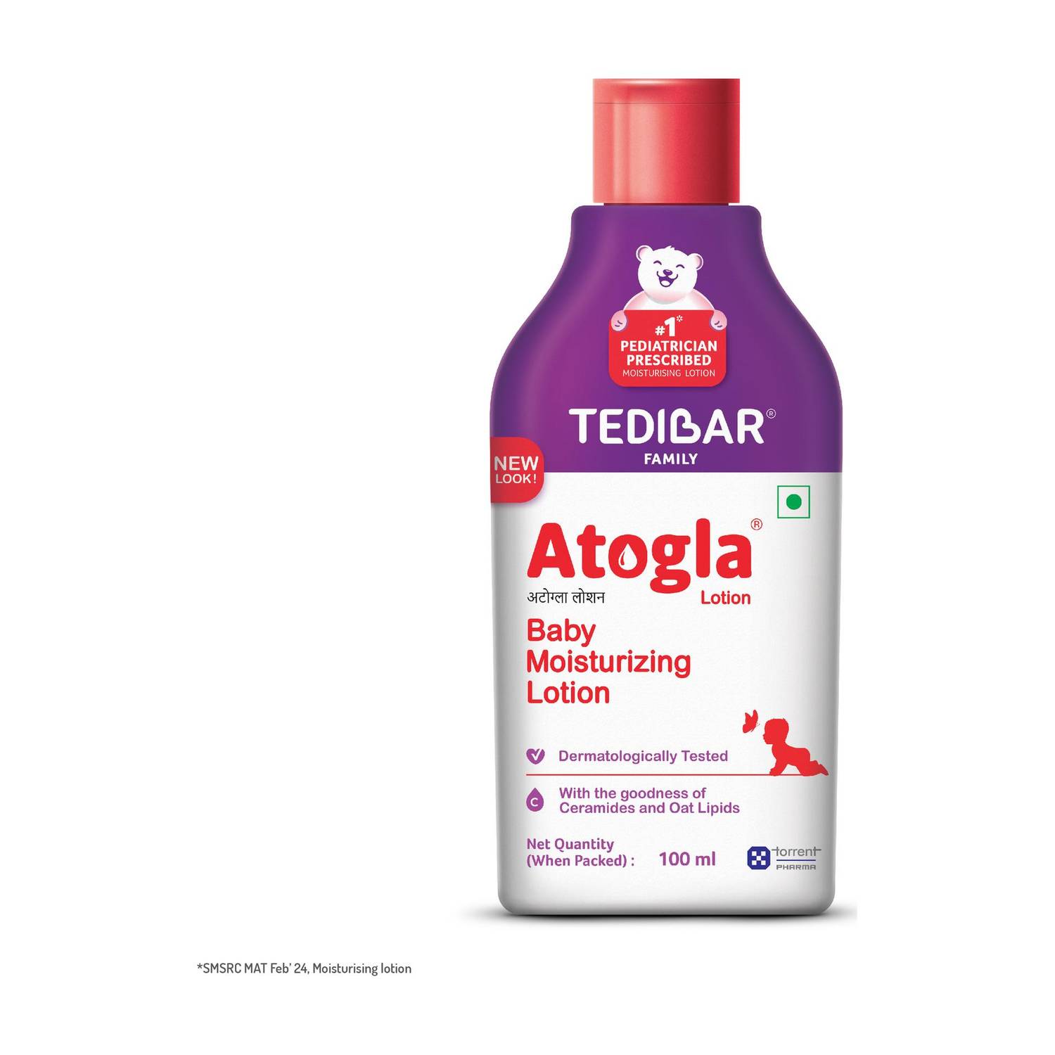 Atogla Baby Moisturizing Lotion from Tedibar Family - By Torrent Pharma