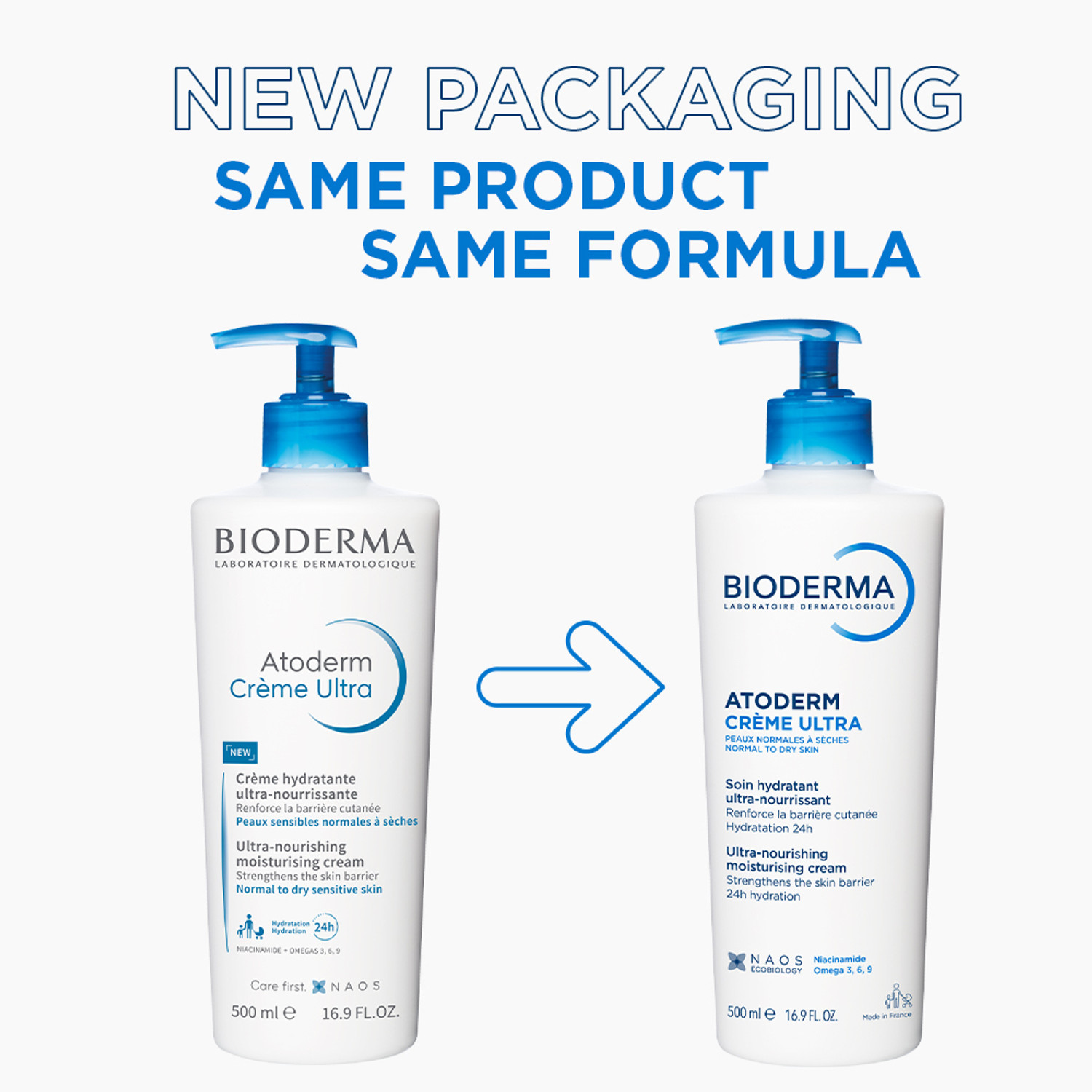 Image of BIODERMA Atoderm Creme Ultra-Nourishing Moisturizer For Normal To Sensitive Dry Skin