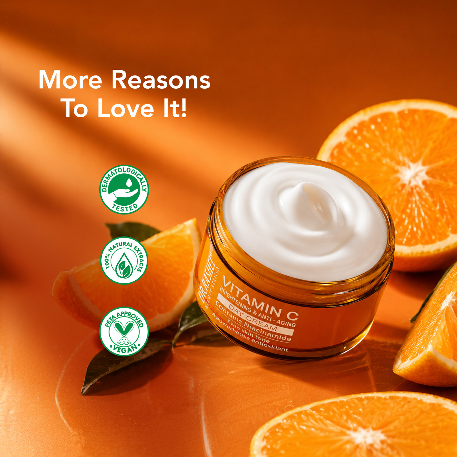 Image of DR.RASHEL Vitamin C Day Cream for Brightening & Anti - Aging with Deep Moisturization
