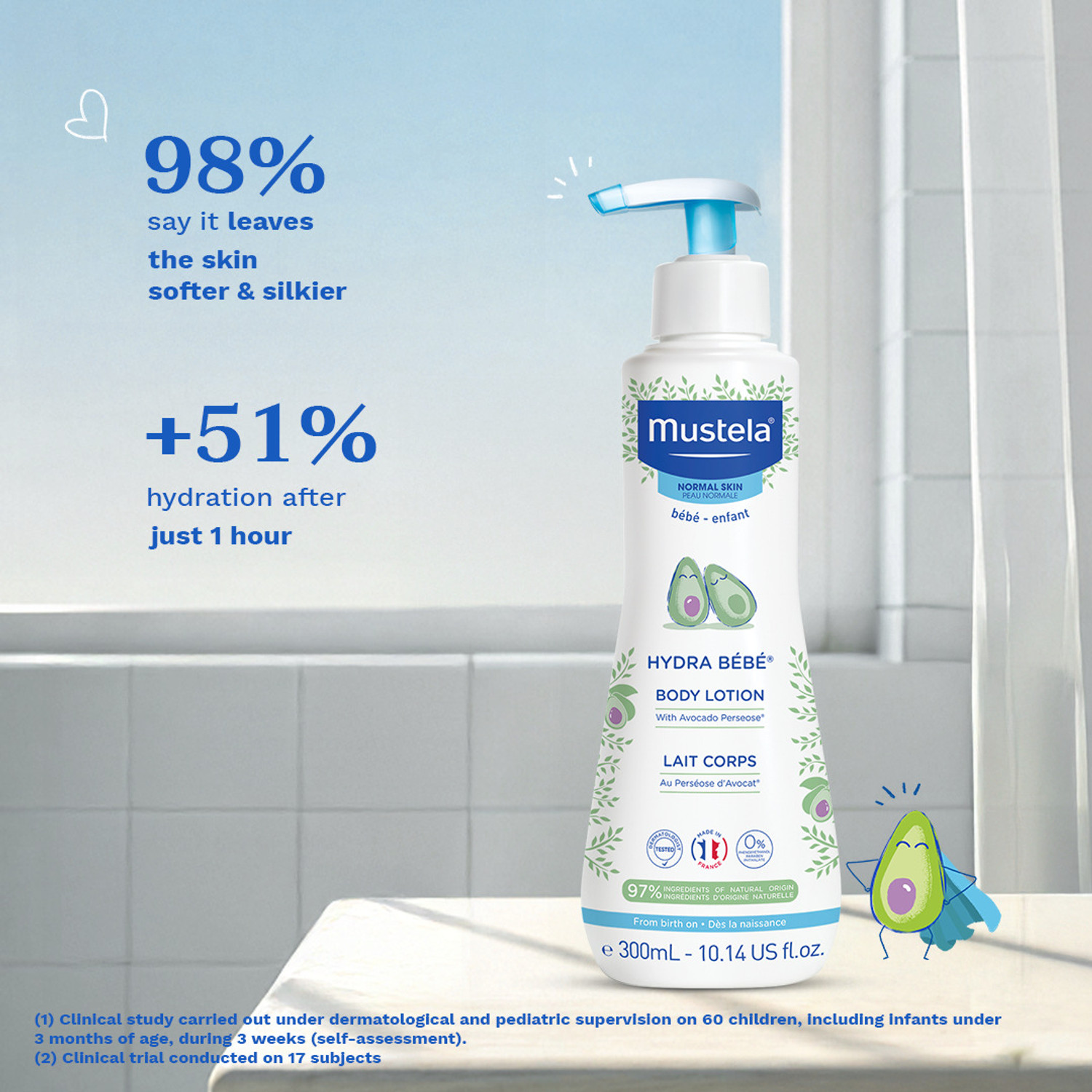Image of Mustela Hydra Bebe Body Lotion - 300ml
