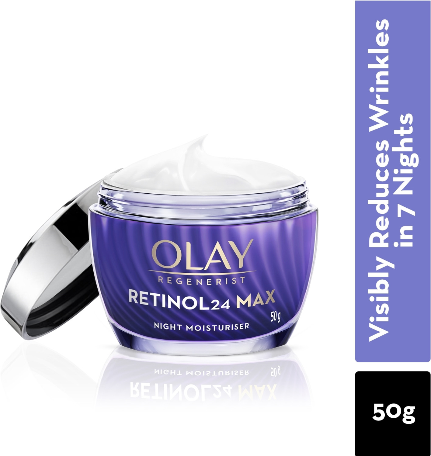 Image of OLAY Retinol24 Max Night Cream, Visibly Reduces Fine Lines in 7 Nights All Skin Types