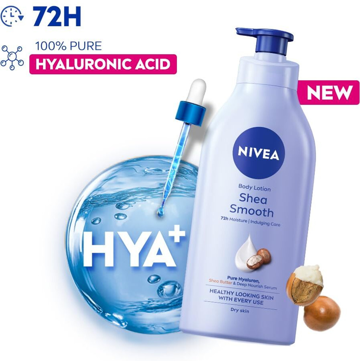 Image of NIVEA Shea Smooth Body Lotion 600ML