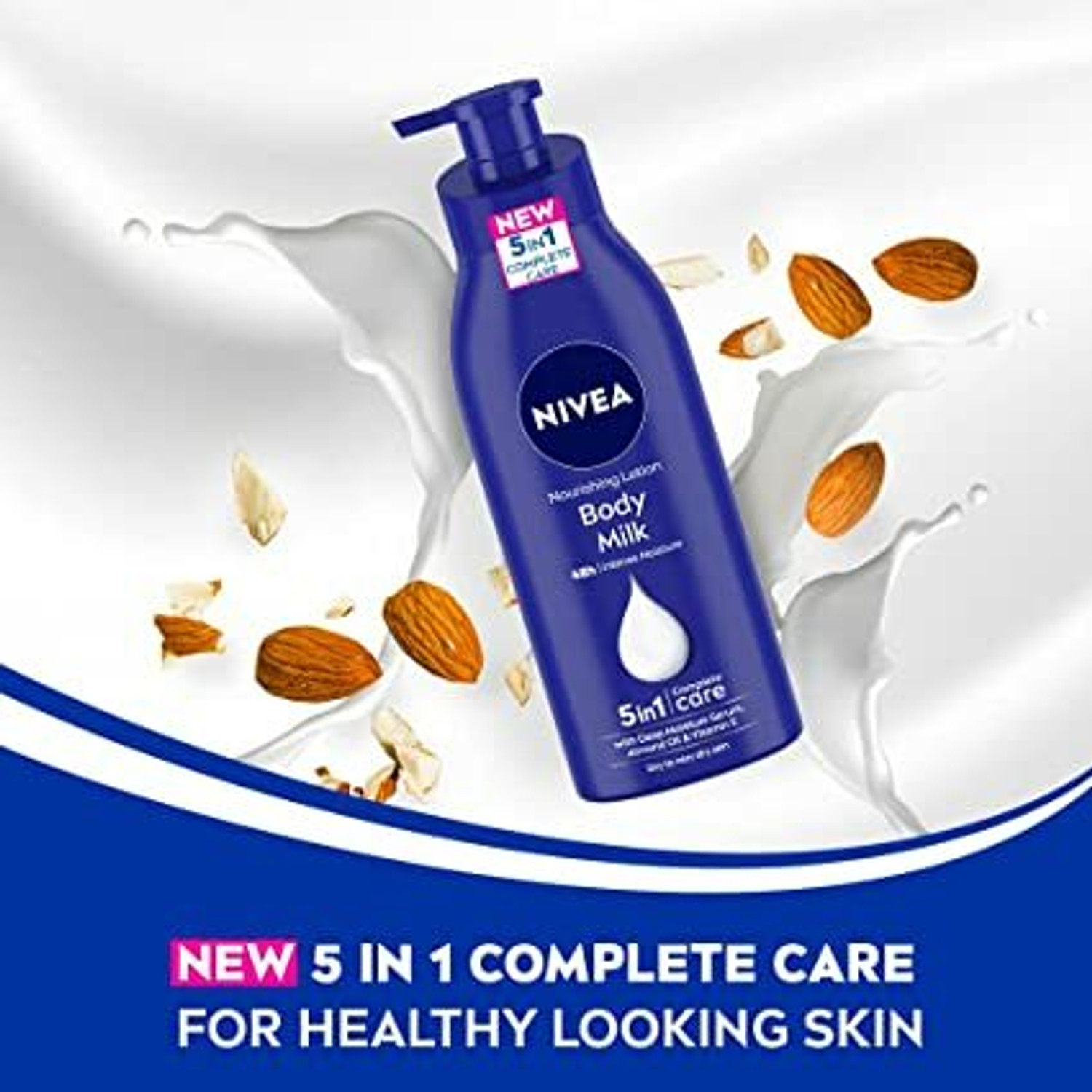 Image of NIVEA 48 H BODY MILK MOISTURE LOTION 400 ML X 1
