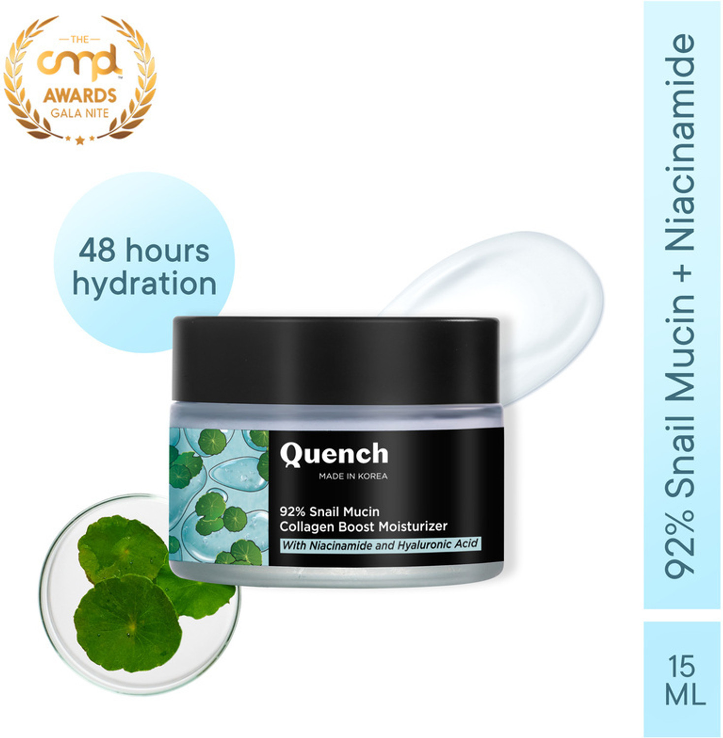 Image of Quench 92% Snail Mucin Collagen Boost Moisturizer