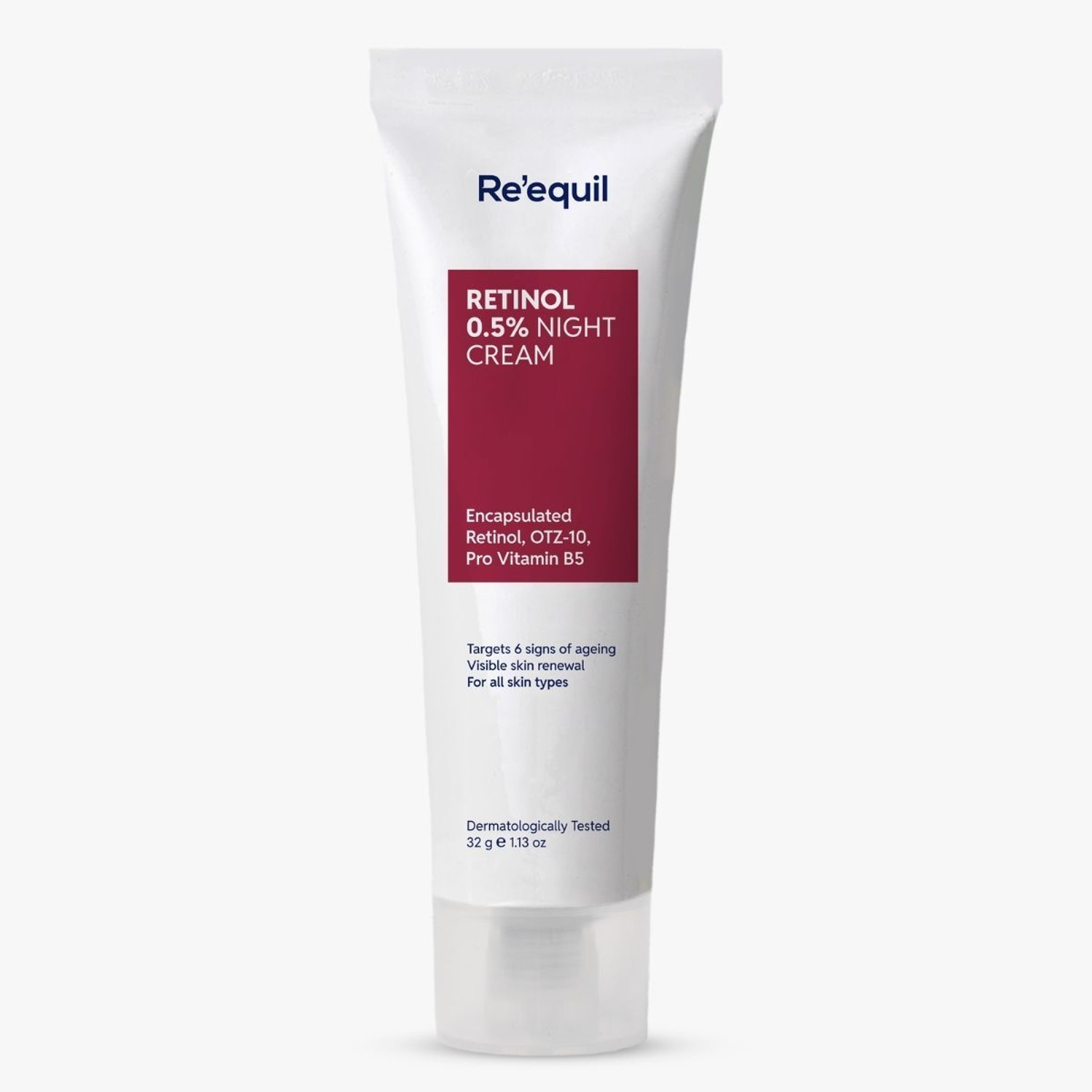 Image of Re'equil 0.5% Retinol Night, Makes Skin Youthful & Smooth, Prevents Fine Lines & Wrinkles