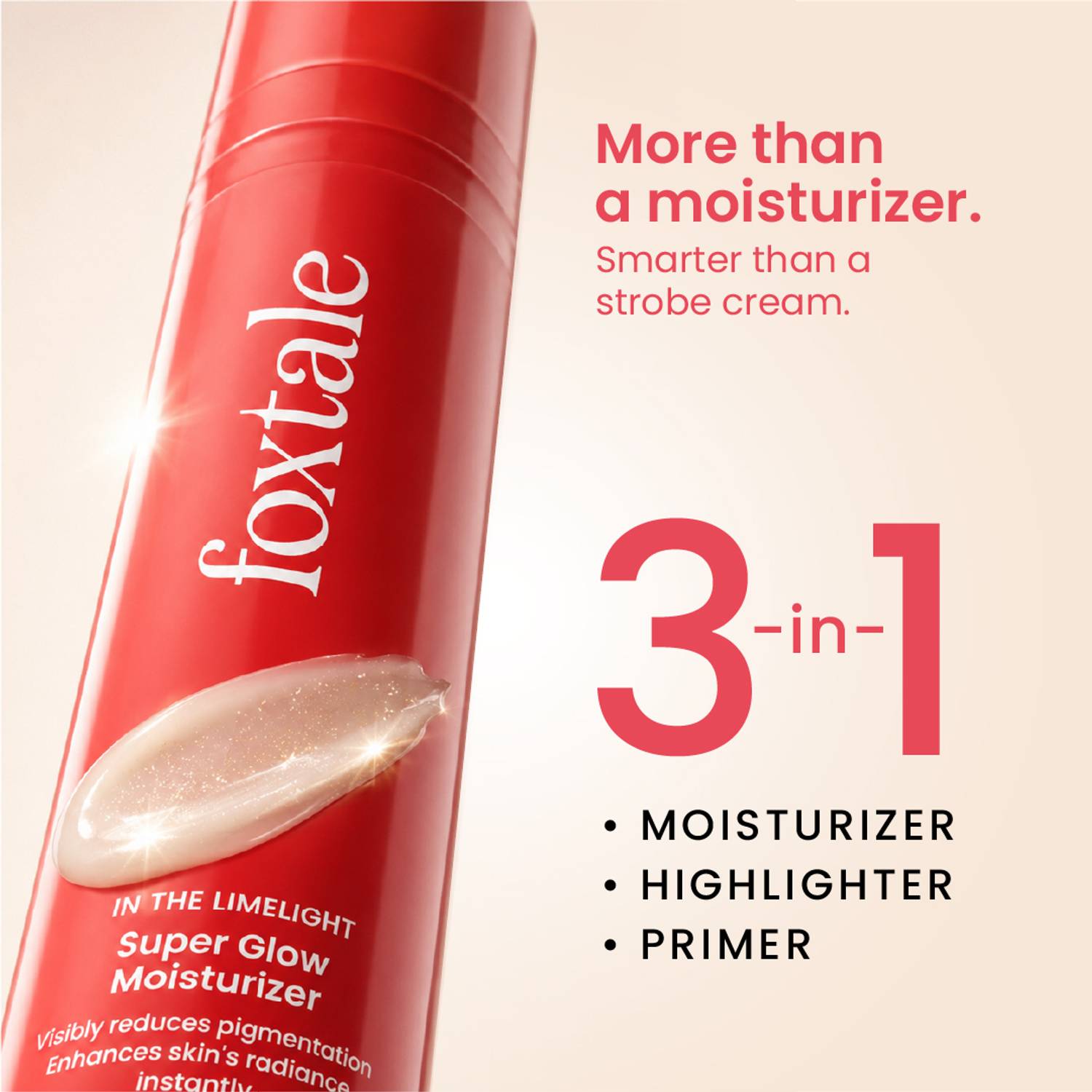 Foxtale Super Glow Moisturiser 4% VitC-Niacinamide 50ml - Image 2