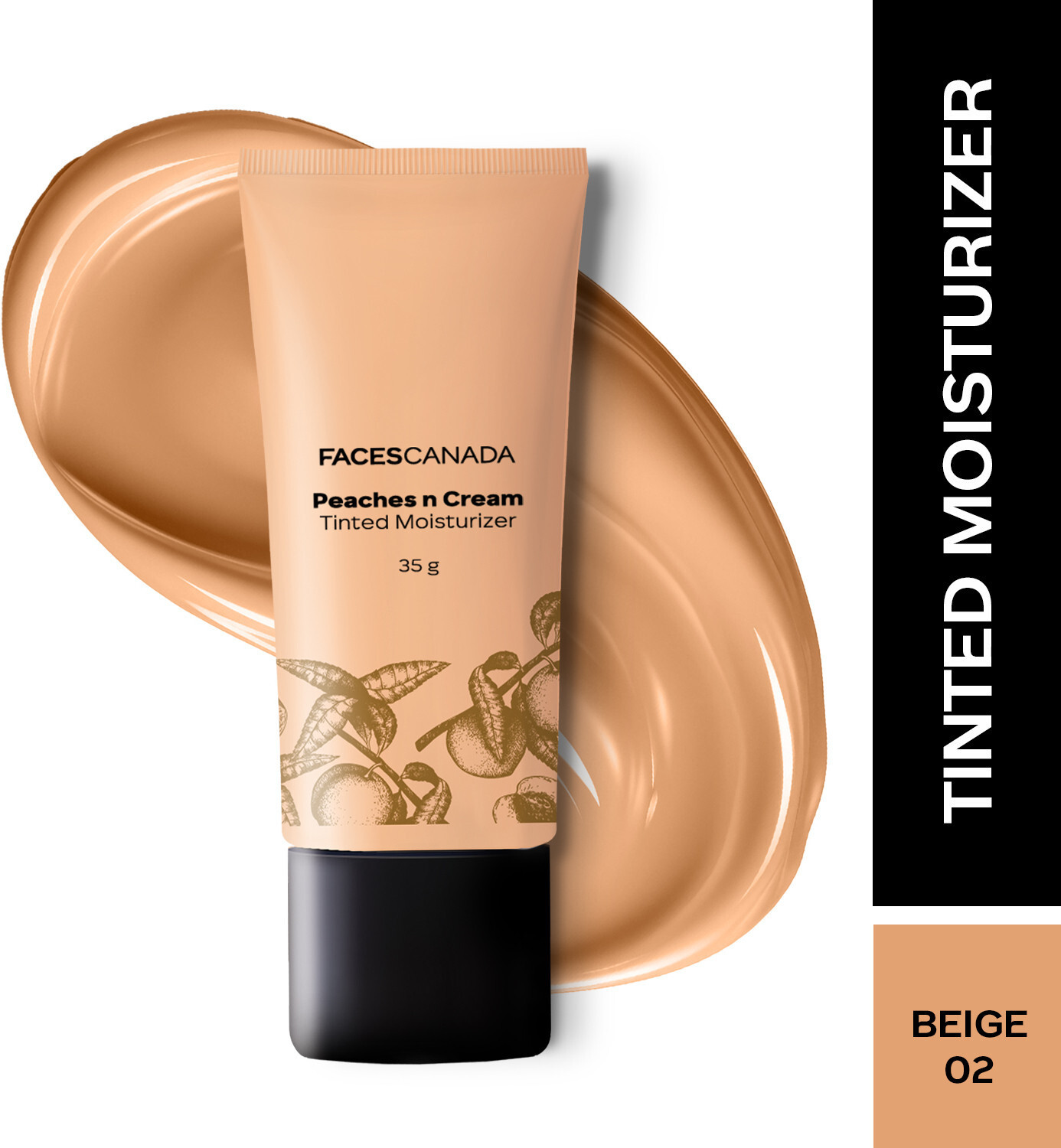 Image of FACES CANADA Tinted Moisturizer - Peaches N Cream - Beige 02 | Natural Glow BB Cream