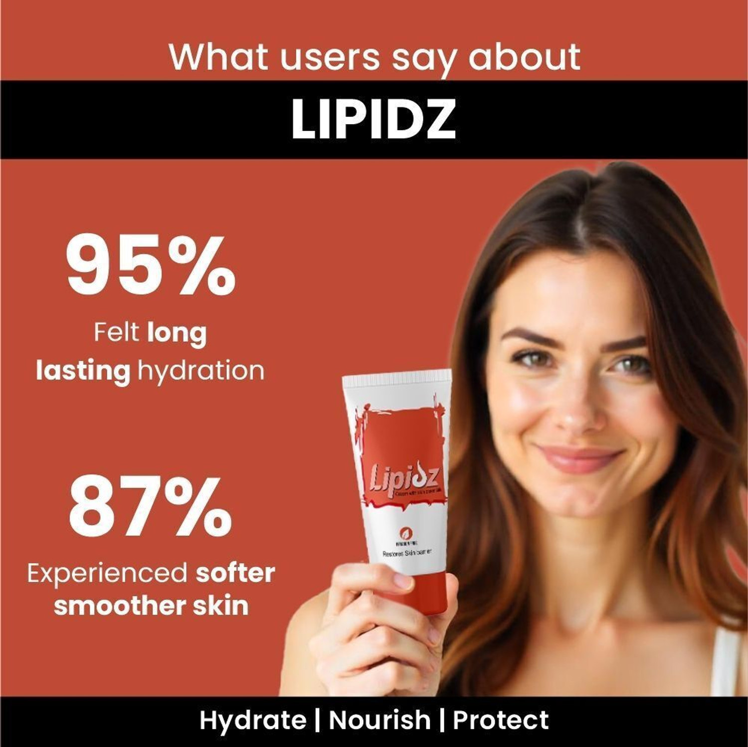 Image of Lipidz Moisturizer with Skin Essentials| Restore Skin Barrier & Hydration |Paraben Free