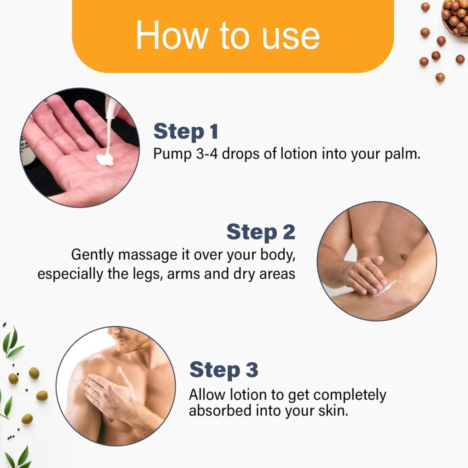 Image of MEGHDOOT Honey Almond Body Lotion For Deep Moisture Care