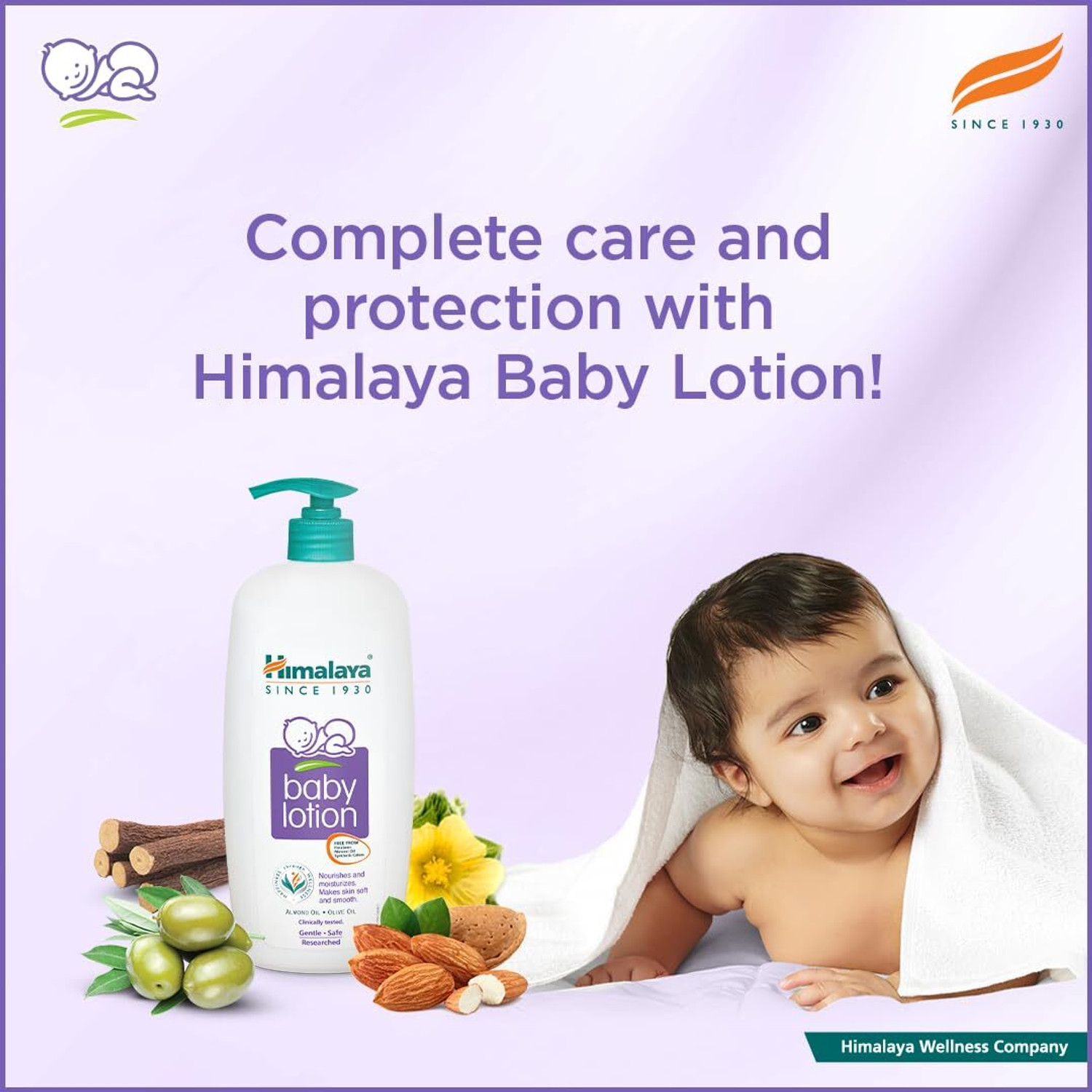 Image of HIMALAYA Baby Lotion 200ml ( pack of 2) | Soft and Supple |