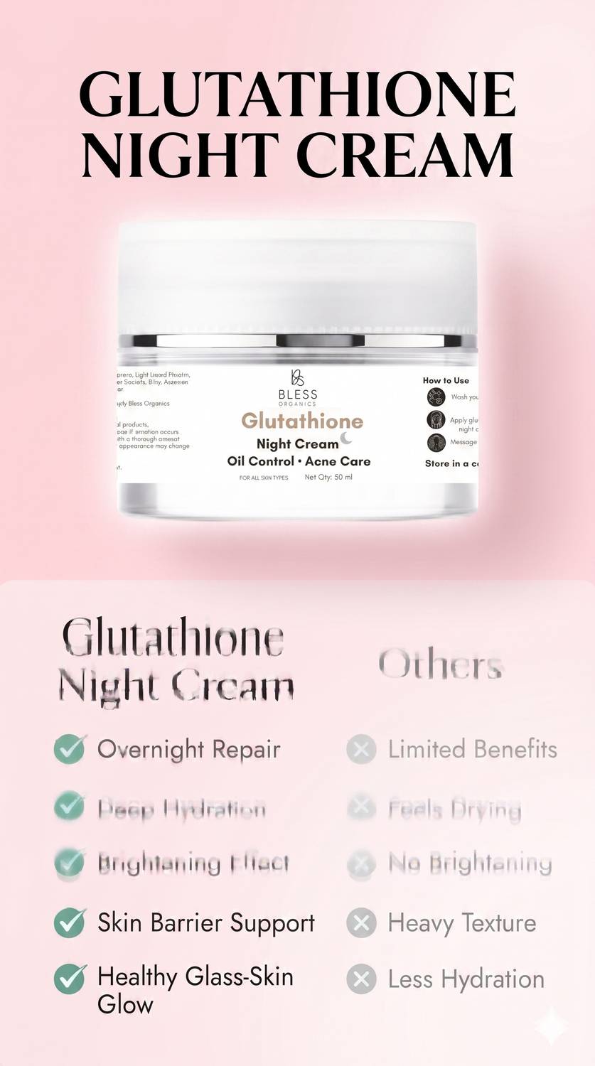 best glutathione night cream Top 10 Night Whitening Cream