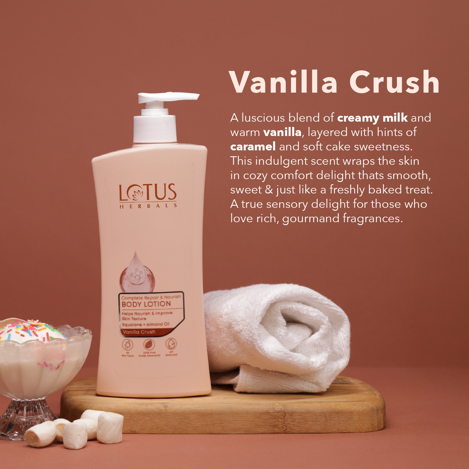 Image of LOTUS HERBALS Complete Repair & Nourish Body Lotion, Helps Improve Skin Texture