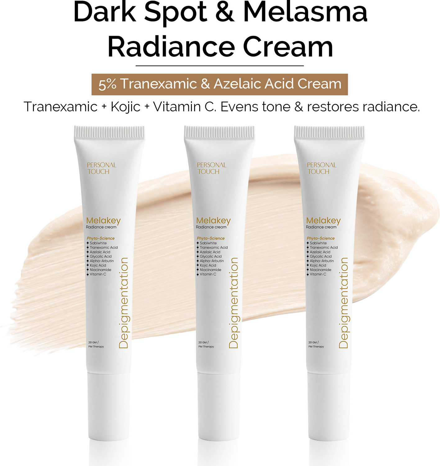 Image of PERSONAL TOUCH SKINCARE Melakey - For Hyper Pigmentation & Melasma Face Cream