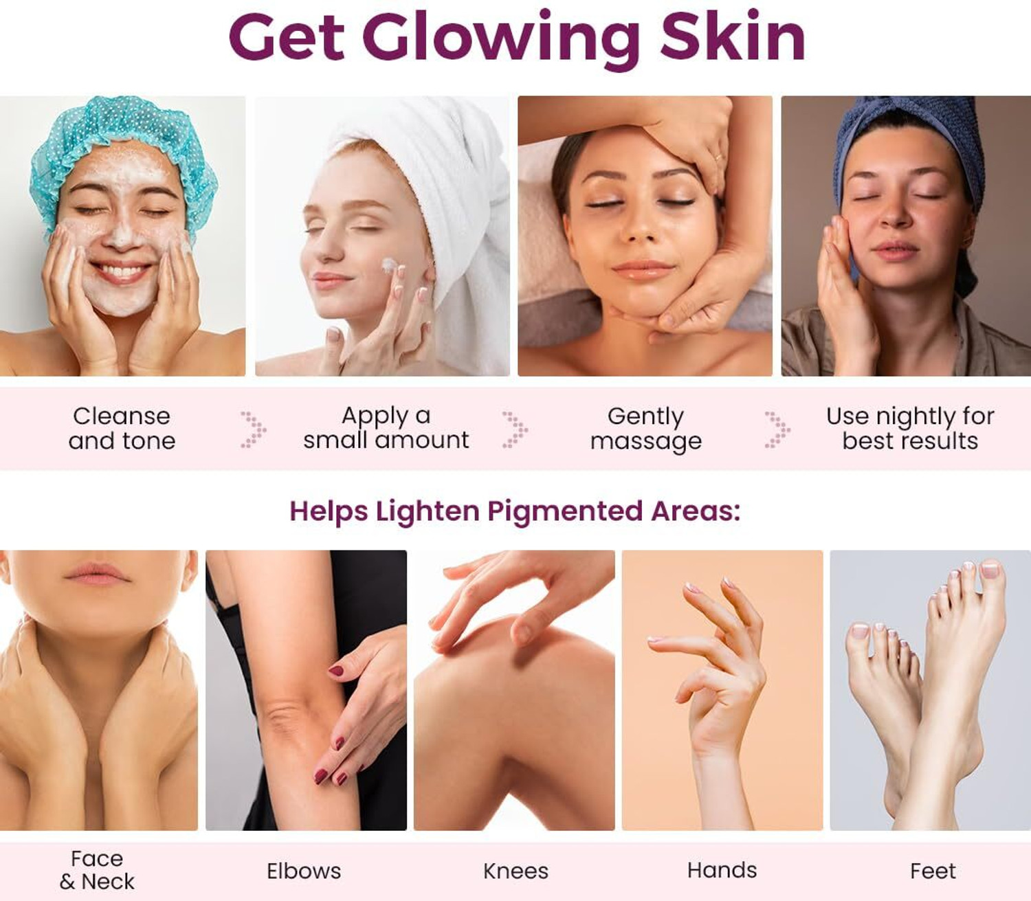 Image of Kozicare Kojic Acid Cream, Glutathione Cream with Niacinamide Dark Spot & Tan Removal