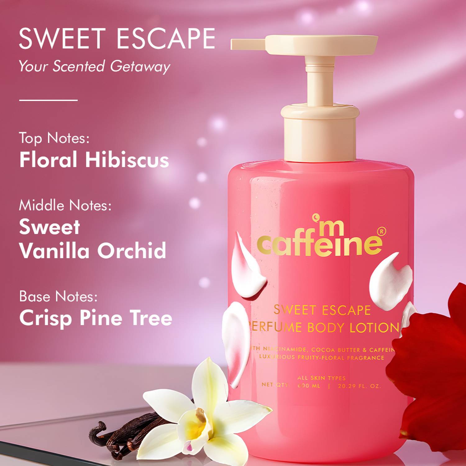 Sweet Escape Perfume Body Lotion | Deeply Moisturizes | Fruity-Floral Scent - Image 4