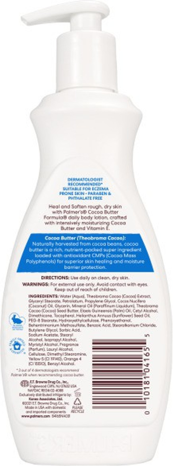 Image of PALMER'S Cocoa Butter Formula Heals Softens, With Vitamin E, 13.5 fl oz (400 ml)