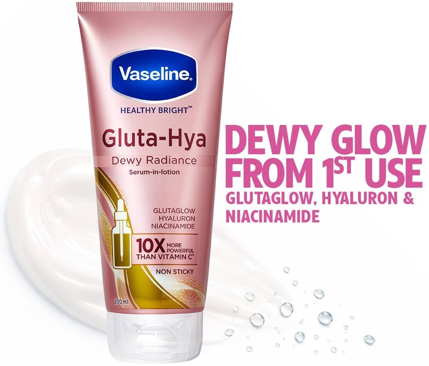 Vaseline Gluta Hya Dewy Radiance Skincare Cream