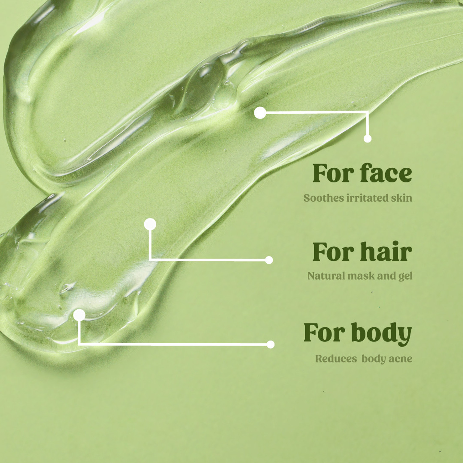 Image of Vilvah Store Vilvah Aloe Vera Gel with Vitamin E and No Paraben