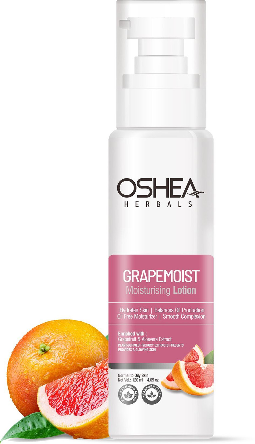 Image of OSHEA Grapemoist Moisturising Lotion for Soft, Balance Oil Production