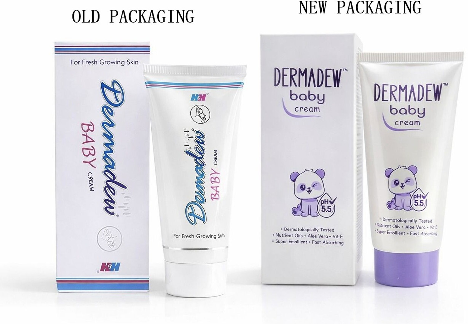 Image of H&H Dermadew baby cream packof 2