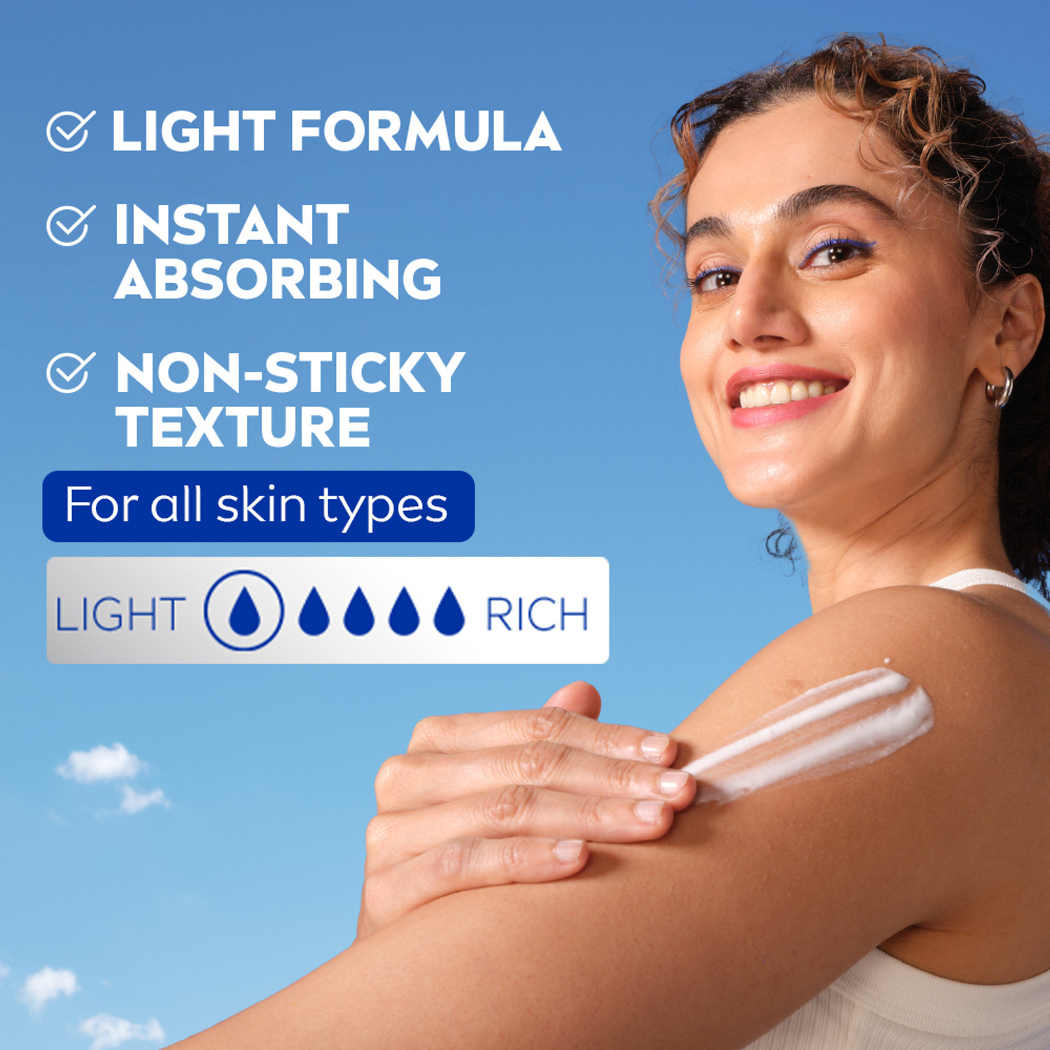 Image of NIVEA Aloe Protection, Hydrating Moisturizer Body Lotion, Natural Aloe Vera & SPF 15