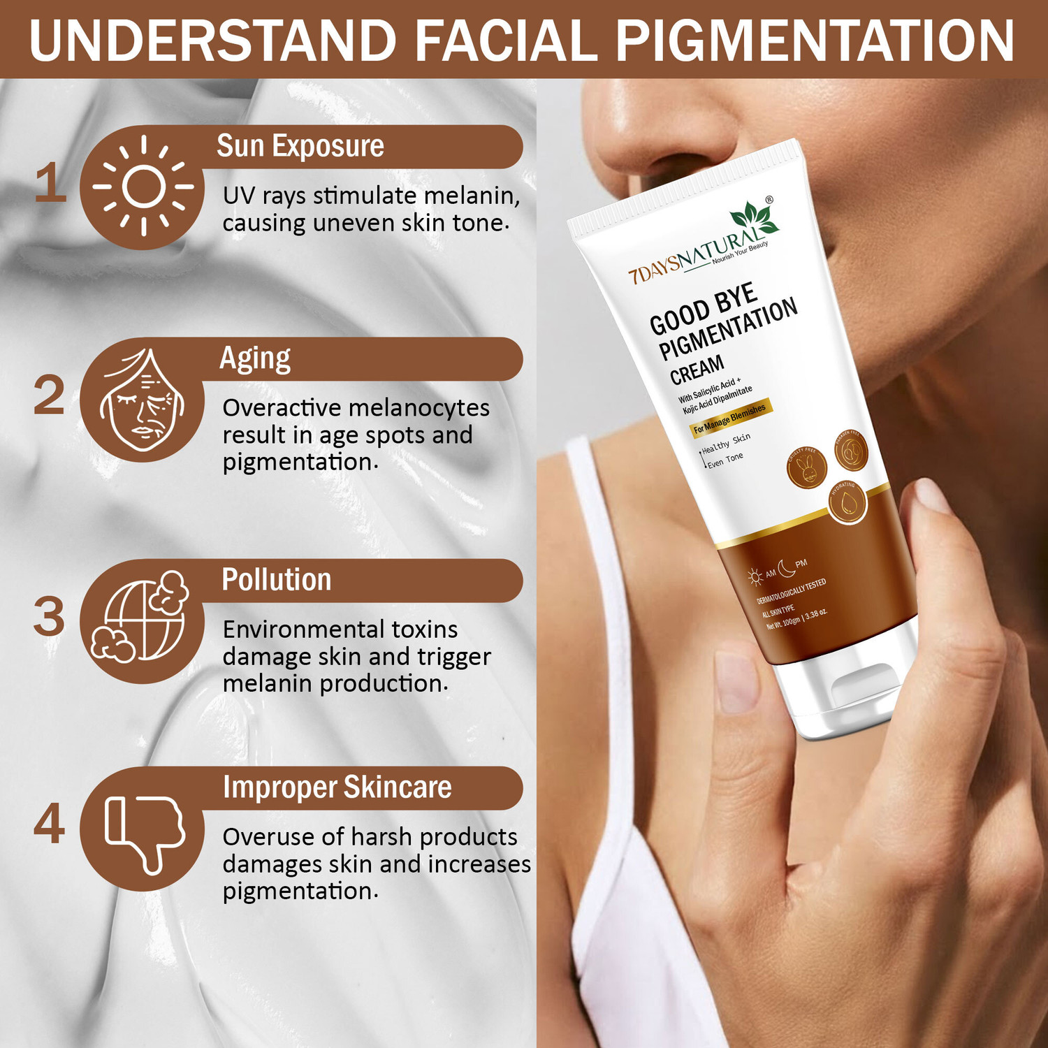 Image of 7 Days Natural Pigmentation Removal Cream
