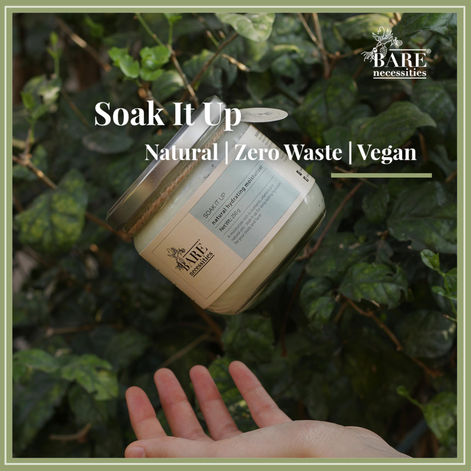 Image of Bare Necessities Soak it up - Natural + Vegan Hydrating Moisturizer