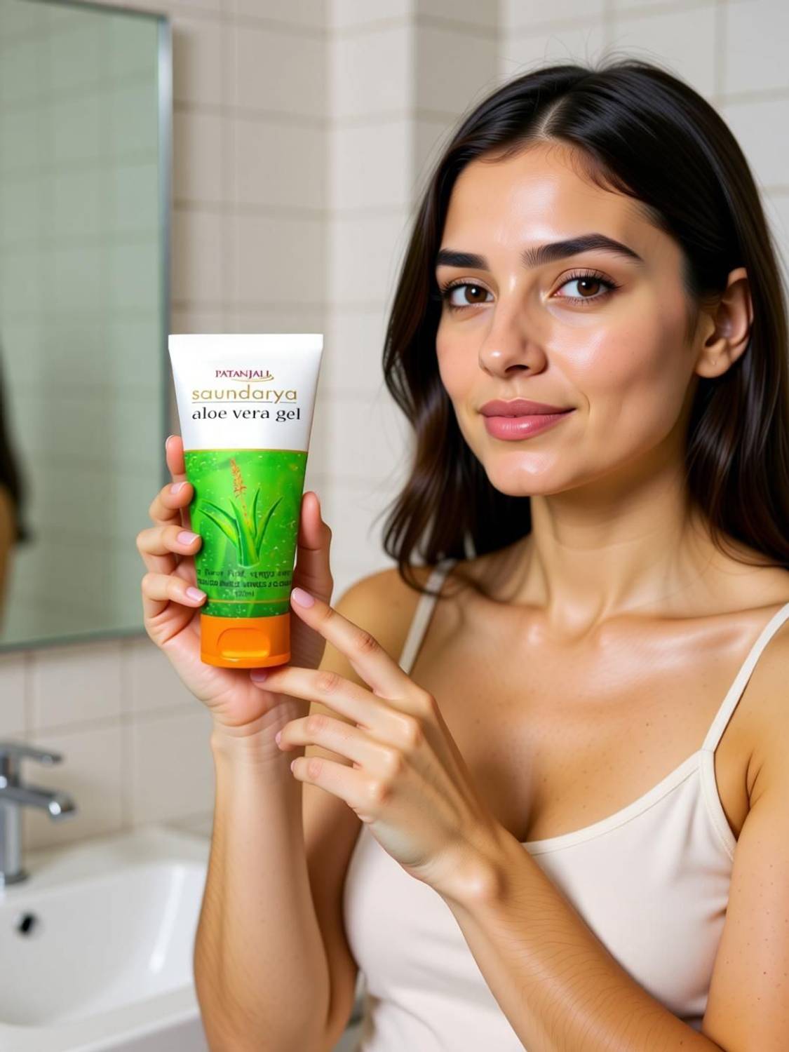 PATANJALI Aloe Vera Gel for Face & Hair - Image 2