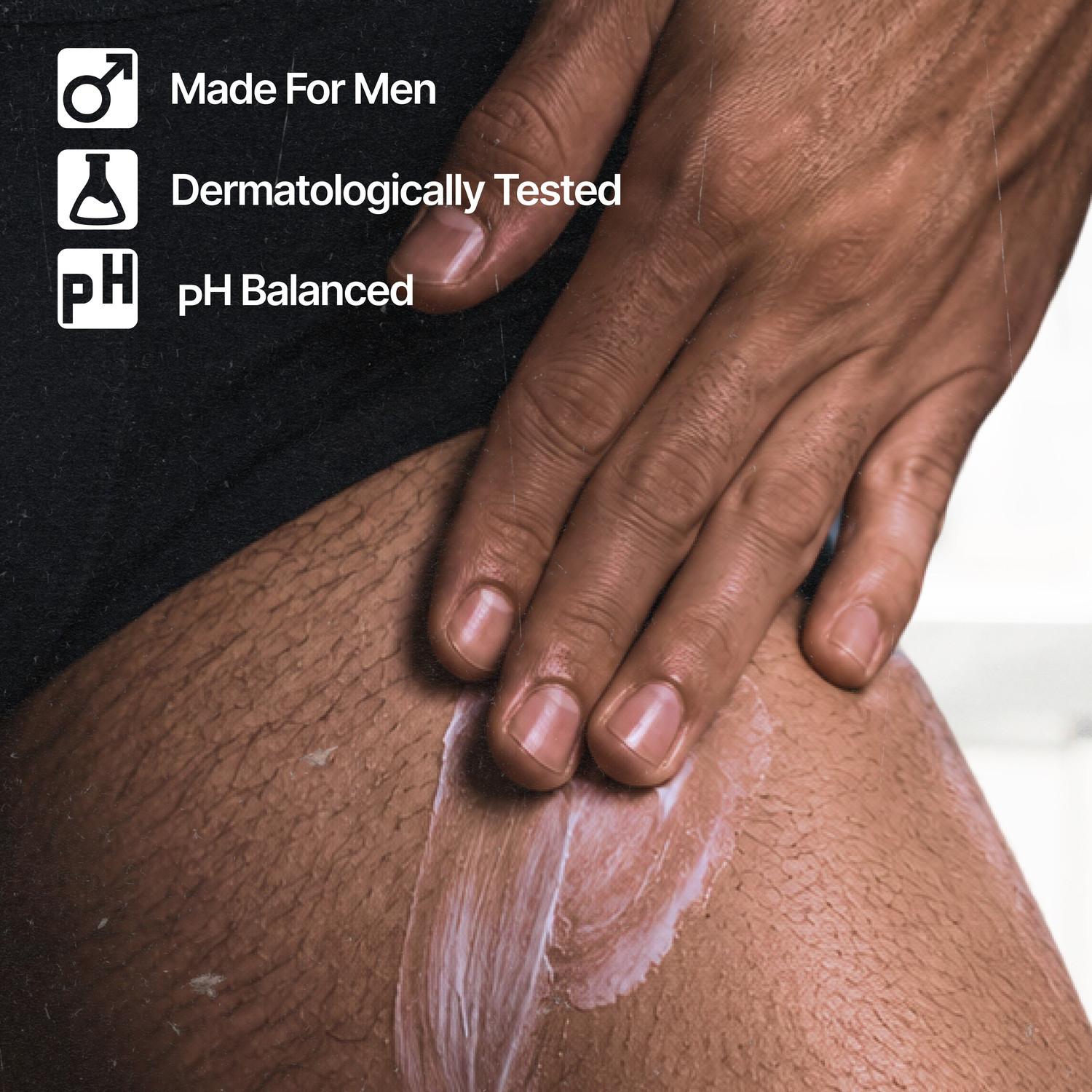 Image of Mannlich Intimate Anti-Chafing Cream for Men - Anti Rash Cream and Lightens Dark Patches