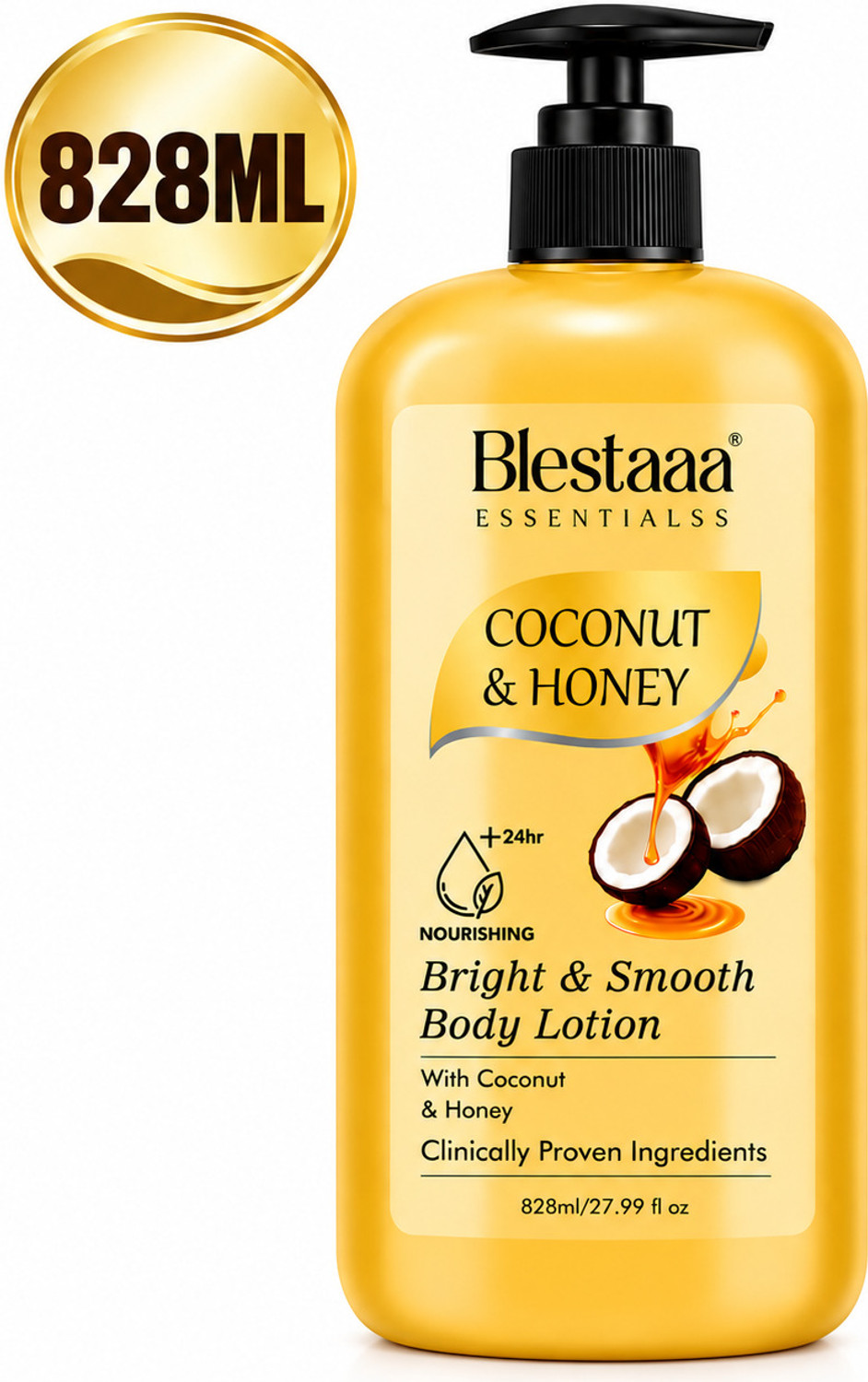 Image of blestaaa essentialss Moisturizing Coconut Honey Lotion for Smooth, Hydrated Skin
