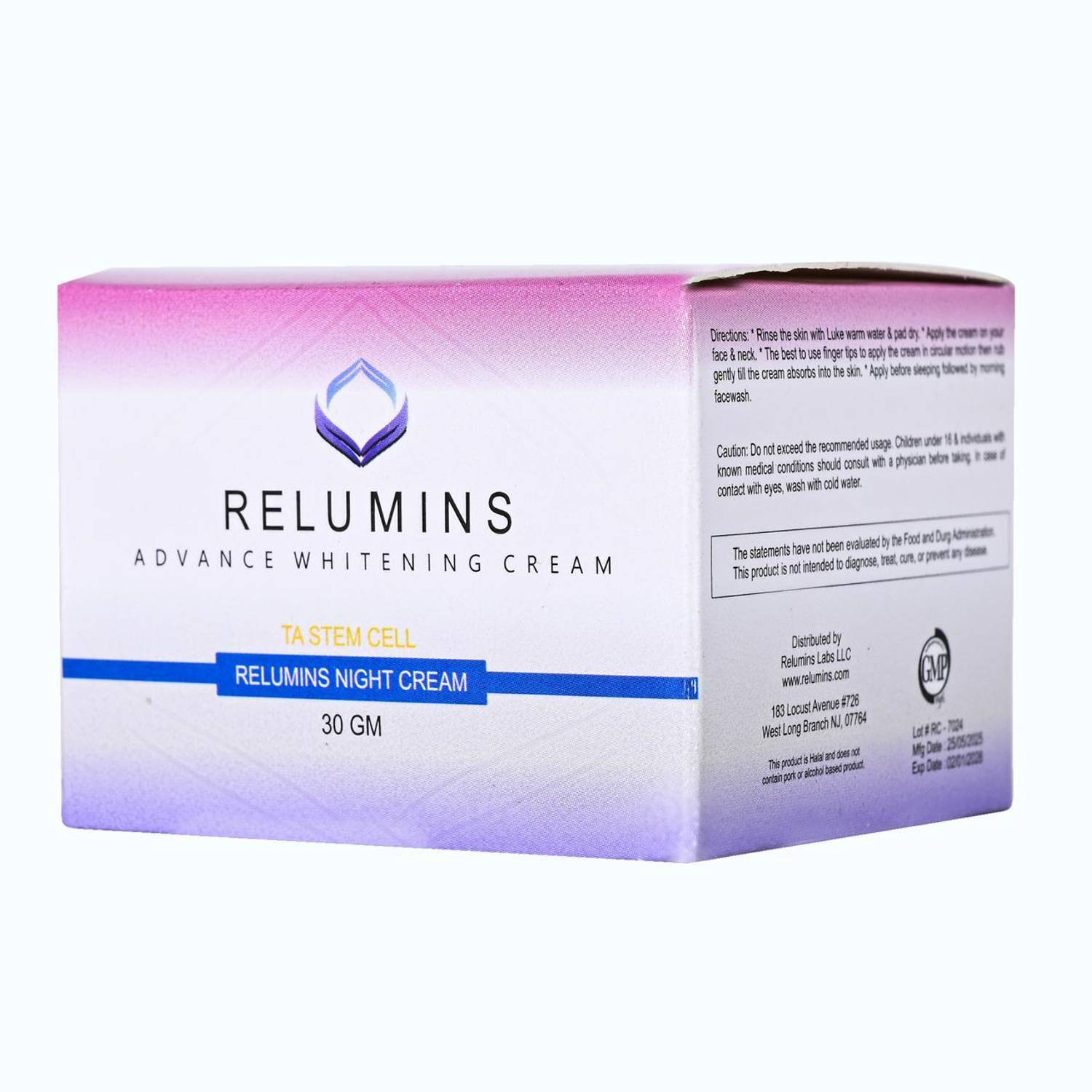 Relumins Advanced Whitening Cell Night Cream 30 gm | Skin Brightening Night Care - Price in India, Buy Relumins Advanced Whitening Cell Night Cream 30 gm