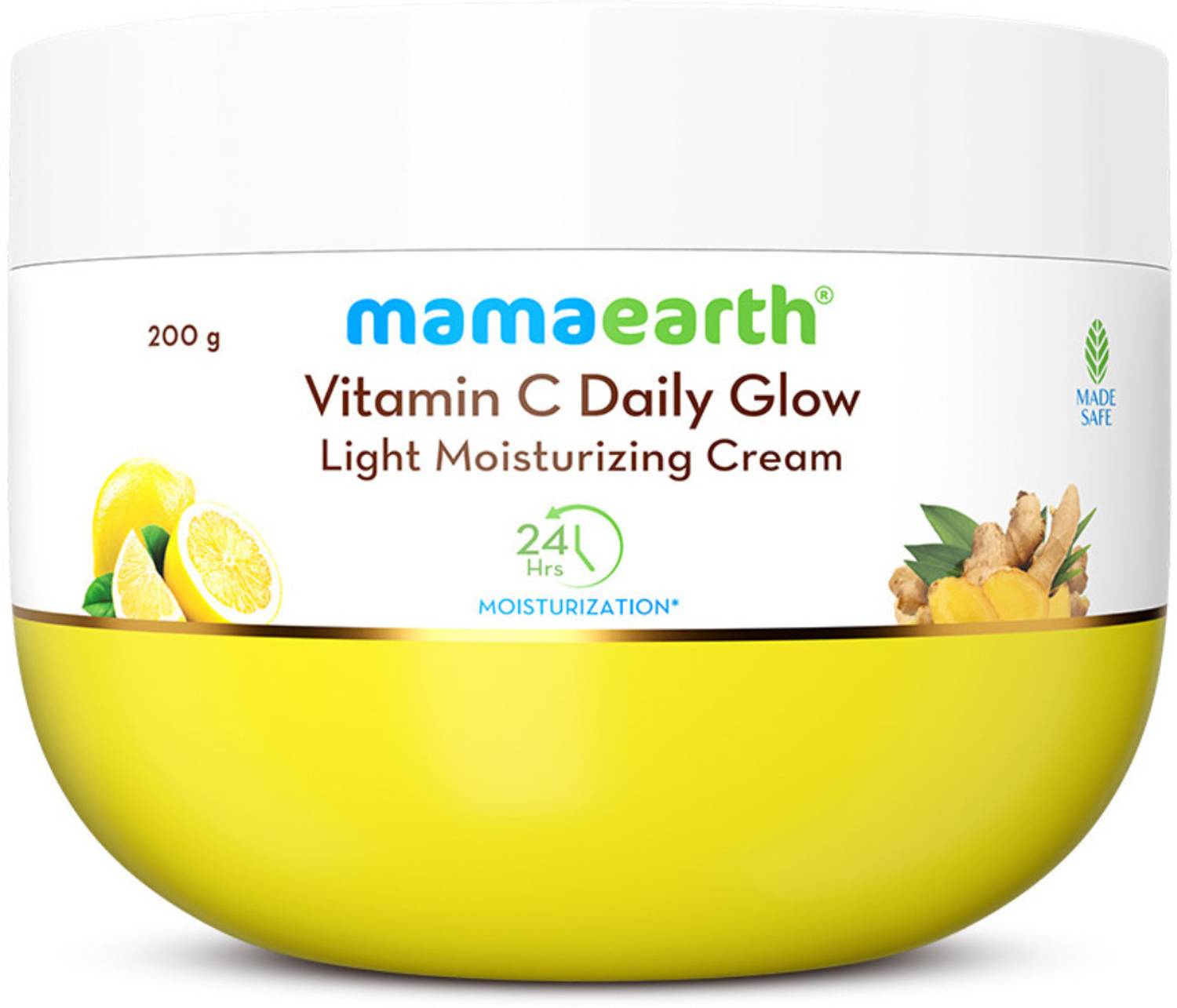 Mamaearth Vitamin C Daily Glow Light Moisturizing Cream 50g - Image 1