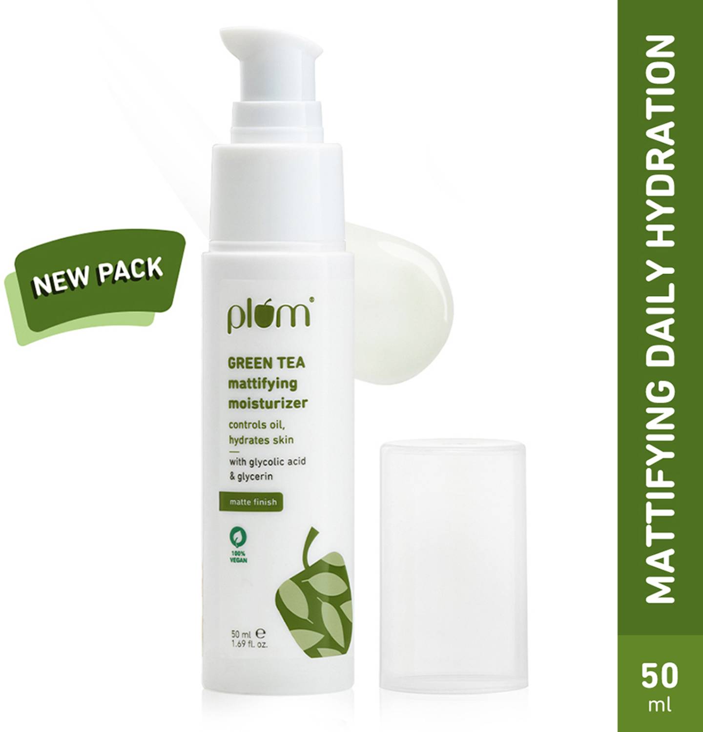 Plum Green Tea Mattifying Face Moisturizer For Daily Use Fights