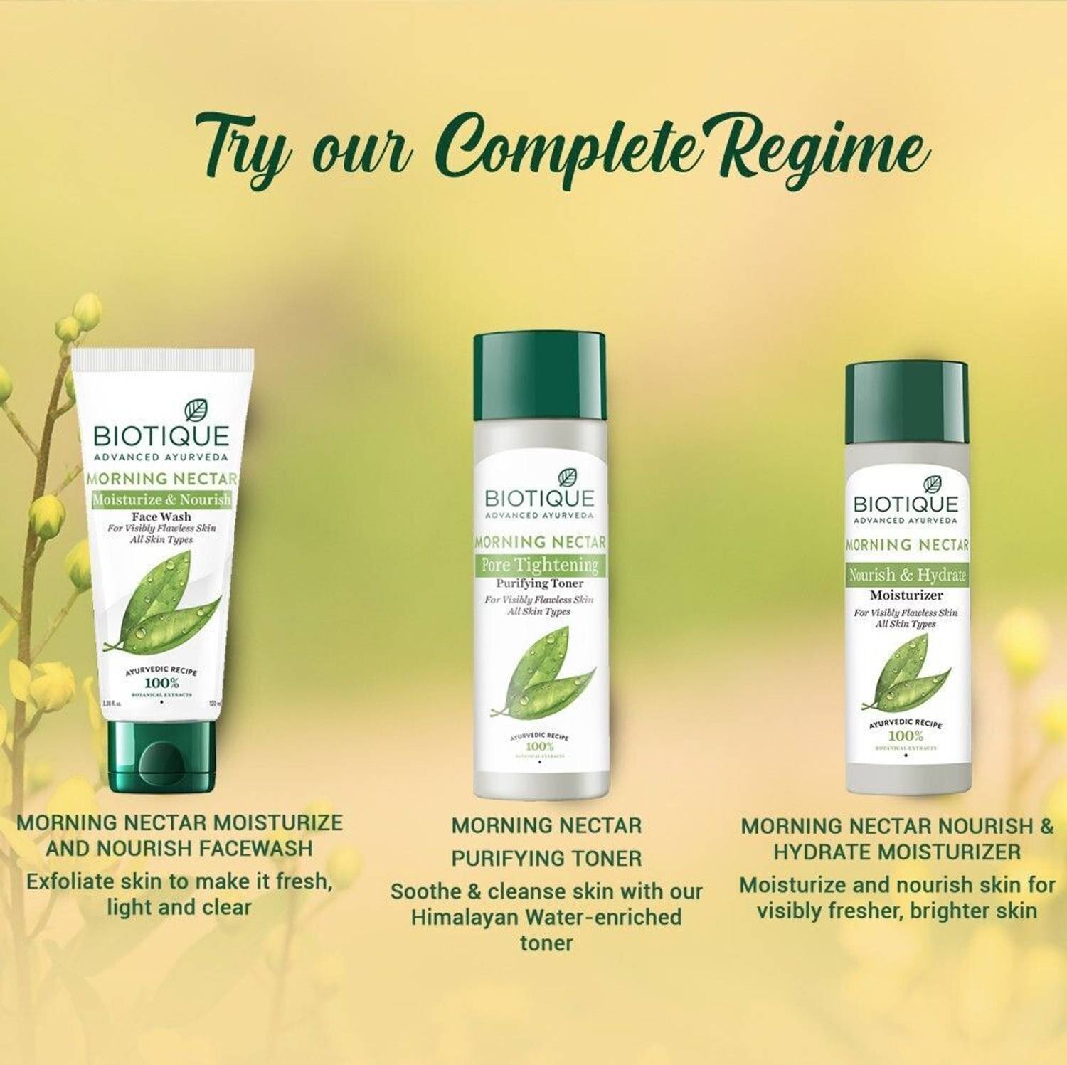 BIOTIQUE Morning Nectar Flawless Skin Moisturizer 240 ml - Image 5