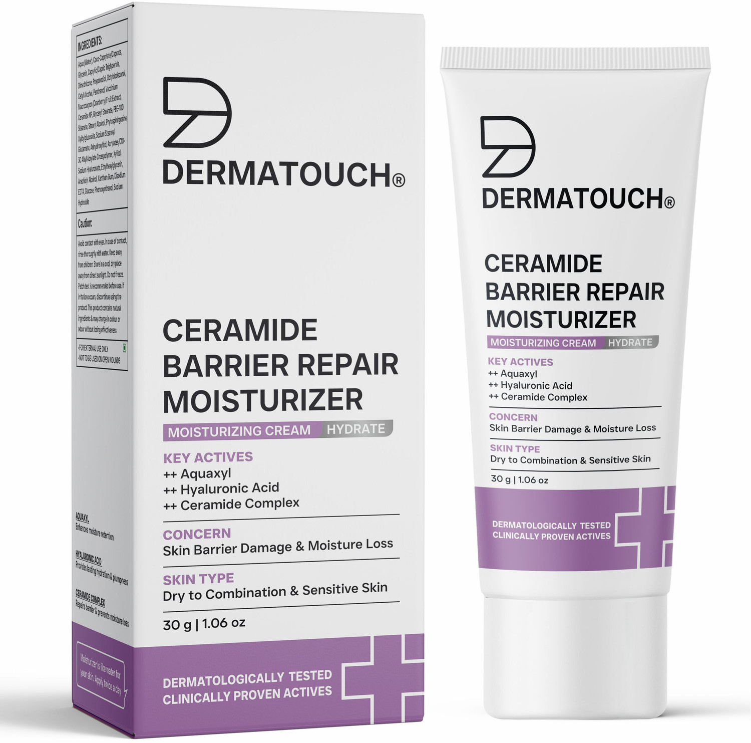 Image of Dermatouch Ceramide Barrier Repair Moisturizer | Deep Hydration and Barrier Support |