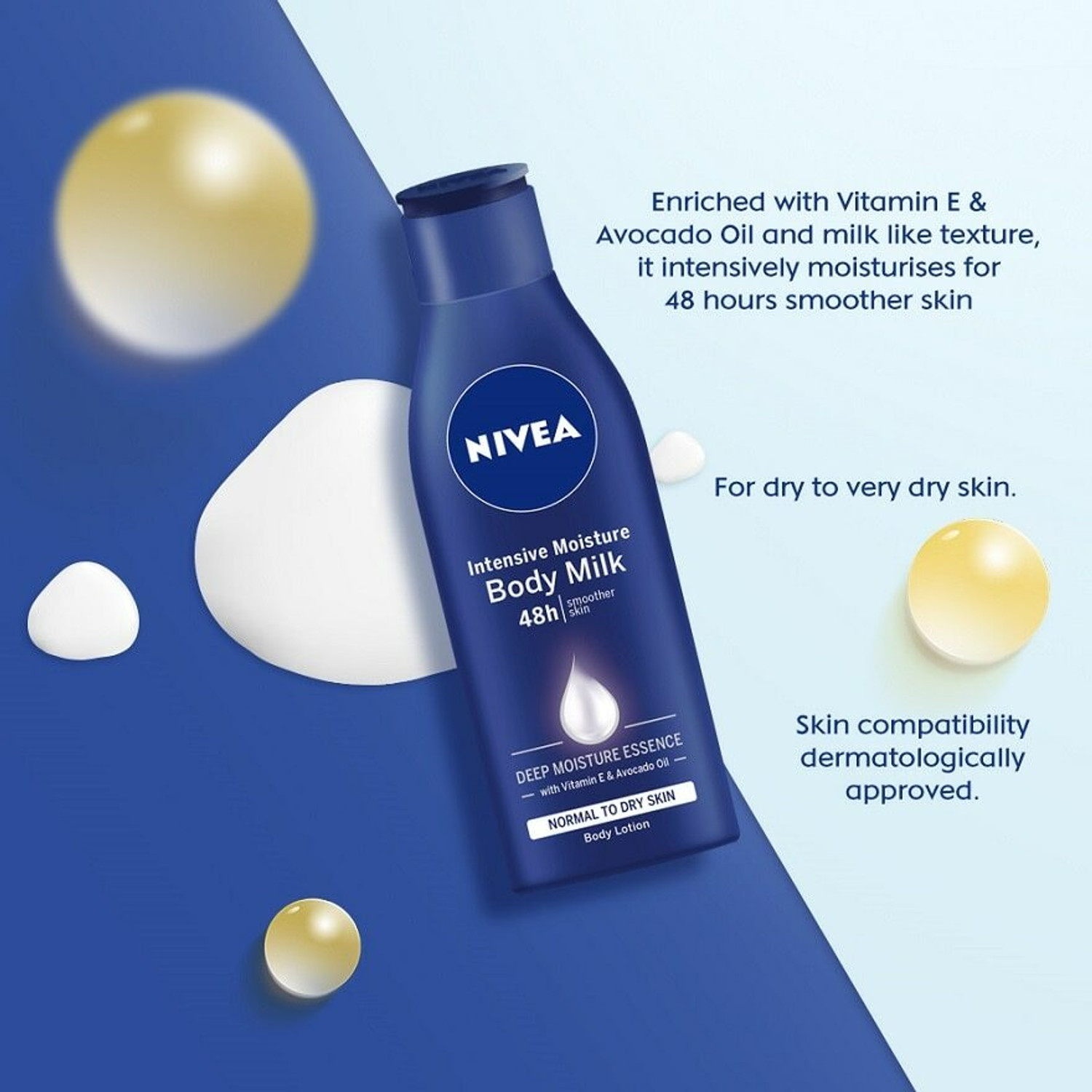 Image of NIVEA Body Milk Nourishing Lotion (75ml X 4)